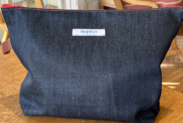 Denim Washbag