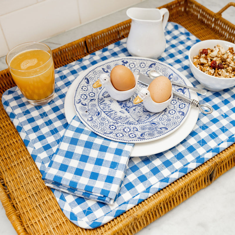 Blue Gingham Placemat