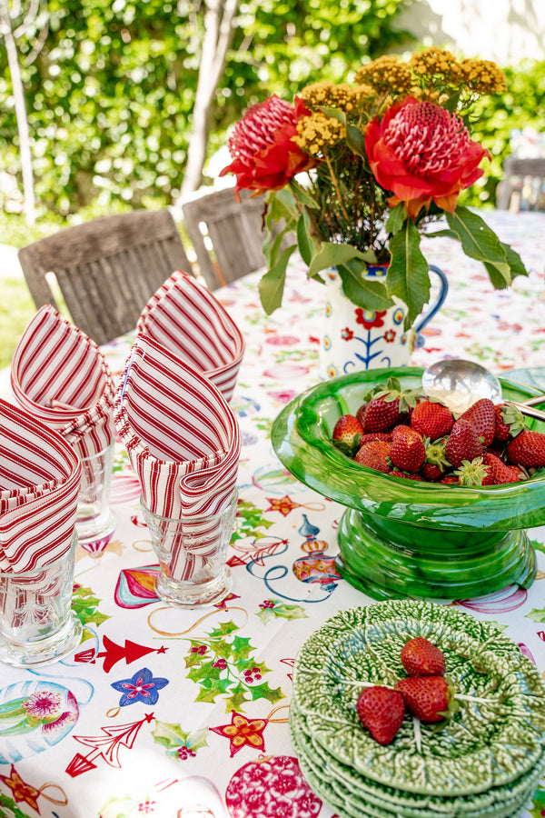 Merry & Bright Christmas Tablecloth