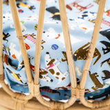 Flannelette Baby Blanket - Puppy Dog