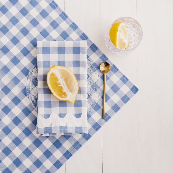 Blue Gingham Placemats