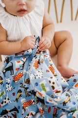 Flannelette Baby Blanket - Puppy Dog
