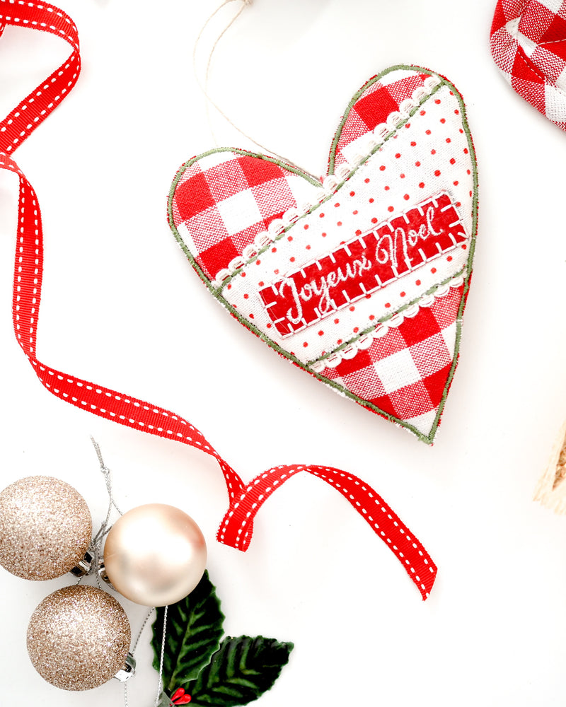 Christmas Heart Ornament